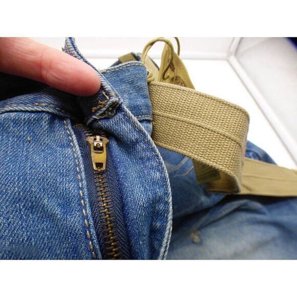 Agile Men’s Style AP23576 Straight Leg Belted Jeans, 33” inseam - Picture 10 of 13